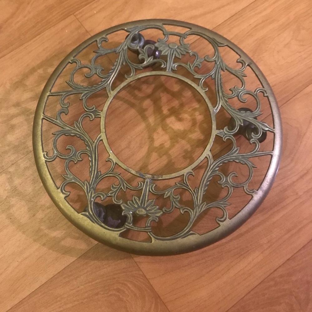 Ornate Metal Plant 🪴 Stand/Caddy